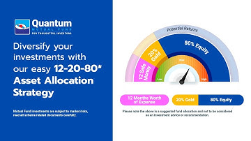 12:20:80 Asset Allocation Strategy | Achieve Financial Goals and Minimize Downside Risks