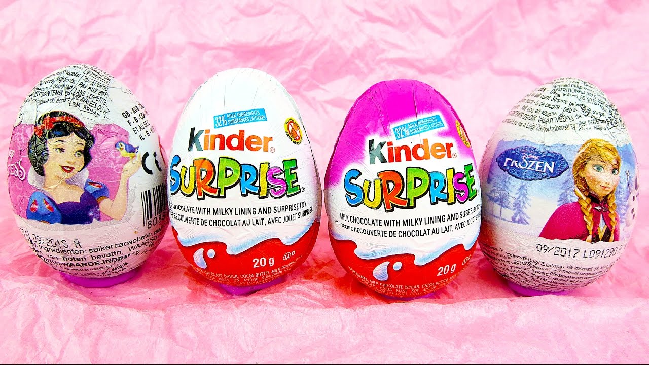 Kinder Surprise Eggs! Awesome Disney Toys Collector! Chocolate Eggs Unboxing! YouTube