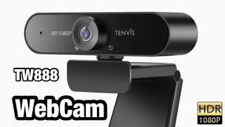 TENVIS  TW888 コスパ最高の  高画質 WEBカメラ・フルHD1080P 200万画素 マイク内蔵 110°超広角レンズ 紹介
