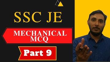 SSC JE Mechanical MCQ || Part 9