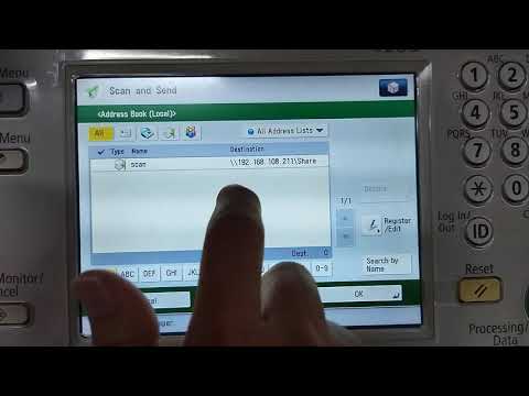 Canon IR-ADV 4235 Scan to NAS Setting
