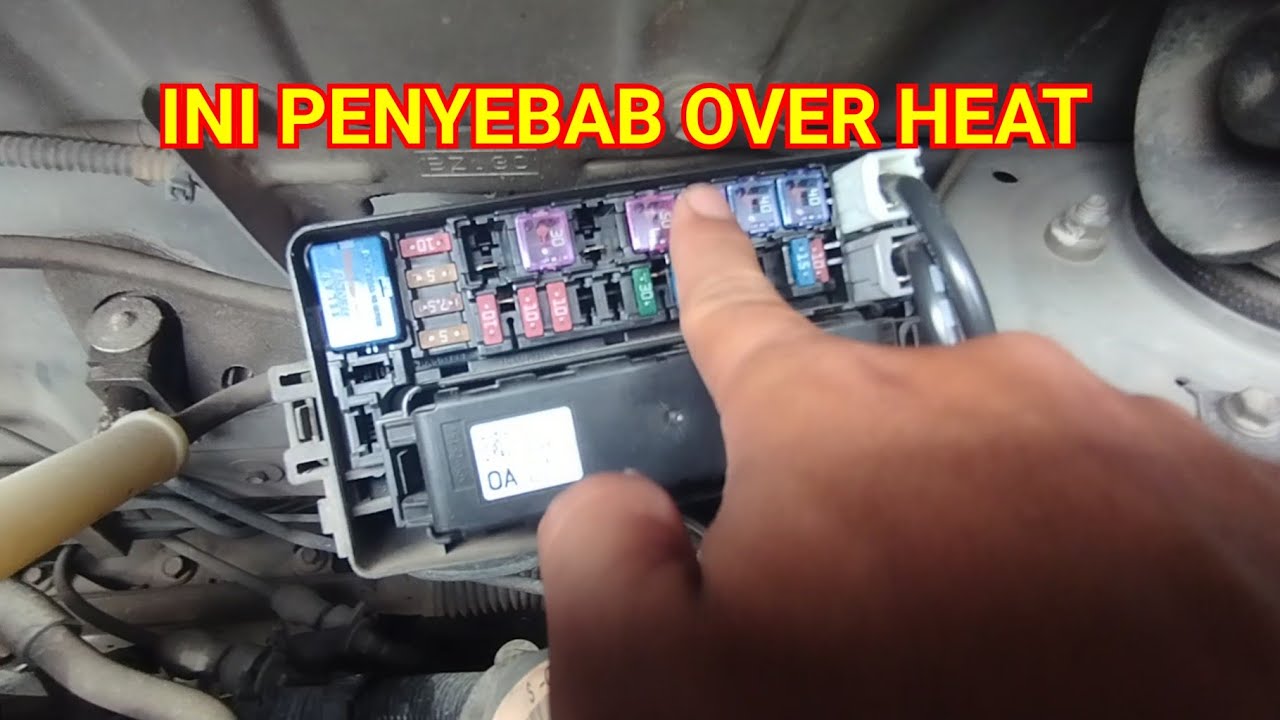 Letak sekring kipas radiator calya | Solusi mesin Overheat