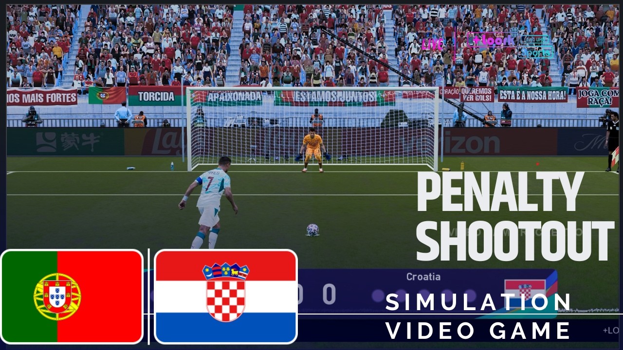 Penalty Shootout ⚽ Portugal vs Croatia  | 2026  FIFA World Cup | VideoGame Simulation (Gameplay)