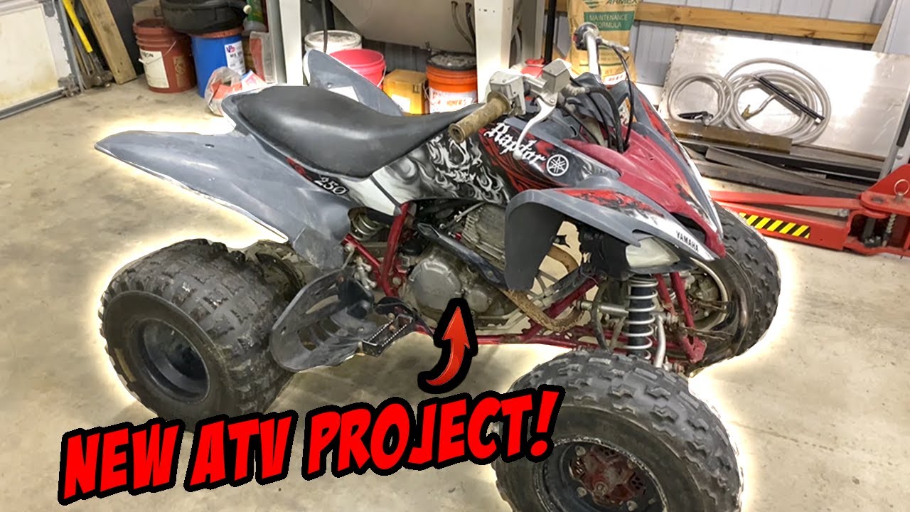 WE BOUGHT A 2008 YAMAHA RAPTOR 250 FOR ONLY $1000! (DID WE GET A GOOD  DEAL?) 