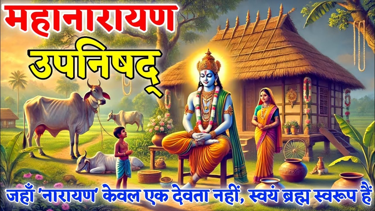 महानारायण उपनिषद्। जहाँ 'नारायण' केवल एक देवता नहीं, स्वयं ब्रह्म स्वरूप हैं। #upanishads #सनातनधर्म