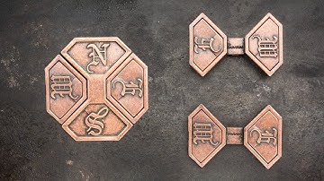 Cast NEWS puzzle by Hanayama. Quick solution.