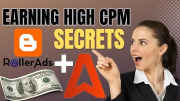 RollerAds campaign : Best Ad Network for Your Website ✅$$ High CPC CPM | Easy earning trick #earn