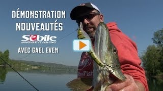 PECHE-TV - Leurres Sébile et ATTAQUE de brochet pendant la démo !