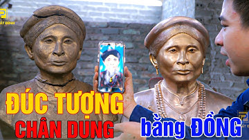 Trước và sau bức tượng đồng chân dung - Đúc tượng đồng truyền thần thờ theo yêu cầu - Đệ Nhất Đỉnh