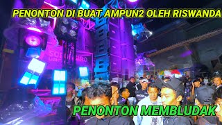 Penonton ampun2 kena bas Riswanda, karnaval bakir pujon