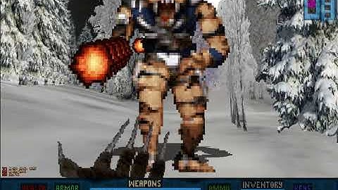 Playing my Duke3d (Eduke32) MOD Trequonia Level 2