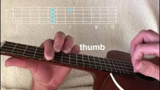 moshi - dead feelings // percussive ukulele tutorial