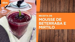 Terça na Cozinha: Festival da beterraba - Mousse de beterraba e mirtilo (09/04/24)