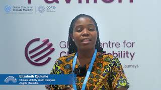 Climate Mobility Talks at COP29: Featuring Elizabeth Djulume, Climate Mobility Youth Delegate