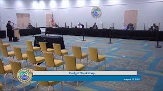 Budget Workshop August 22, 2022