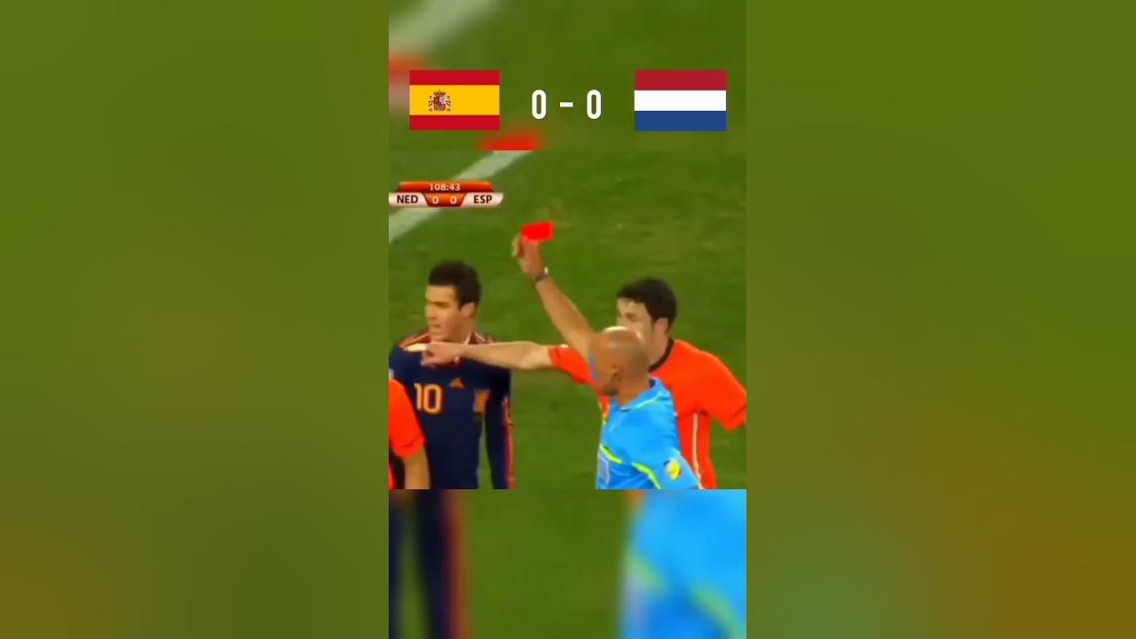 Spain vs Netherlands World Cup Final 2010 🤩🔥 YouTube