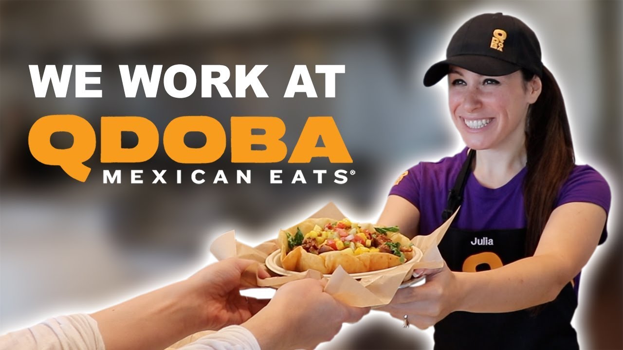 WE WORK AT QDOBA FOR 1 DAY | HellthyJunkFood