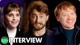 HARRY POTTER: RETURN TO HOGWARTS | Daniel Radcliffe, Emma Watson & Rupert Grint Interview