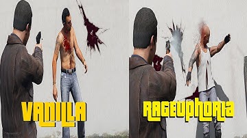 GTA 5 - EUPHORIA RAGDOLL COMPARISON (RAGEuphoria vs Vanilla Euphoria)