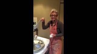 Fifi explains how to put on Frenchic wax