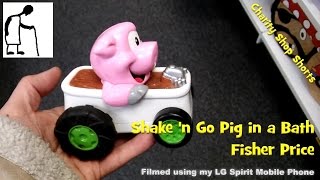 Charity Shop Short - Shake 'n Go Pig in a Bath