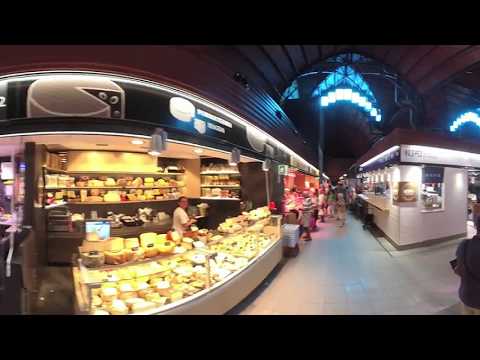 10. Mercat Central de Tarragona 🥦🍋🍤(360 view) Продуктовый Рынок (360 - 4K)