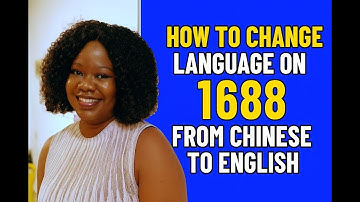 How to change language on 1688 from Chinese to English1688 Tutorial for Beginners