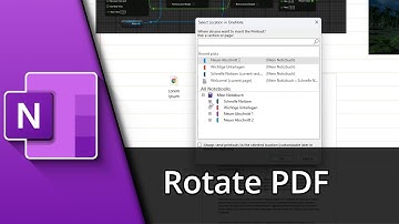 How to rotate PDF in OneNote ✅ Tutorial