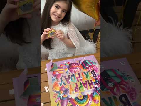 Коробка "Адвент календар на день народження" на 25 днів (36*36*5см), вир-во Україна, видео 1