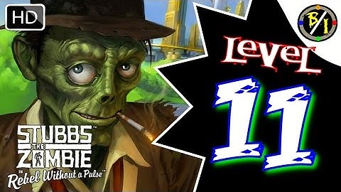 Stubbs The Zombie In Rebel Without a Pulse - Level 11: Paved With Good Intentions (Play/Walkthrough)