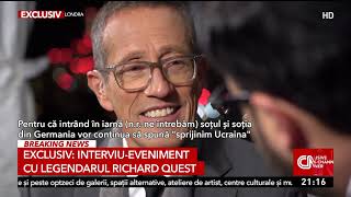 Mihai Gâdea și Richard Quest, față în față. Interviu eveniment cu legendarul jurnalist CNN