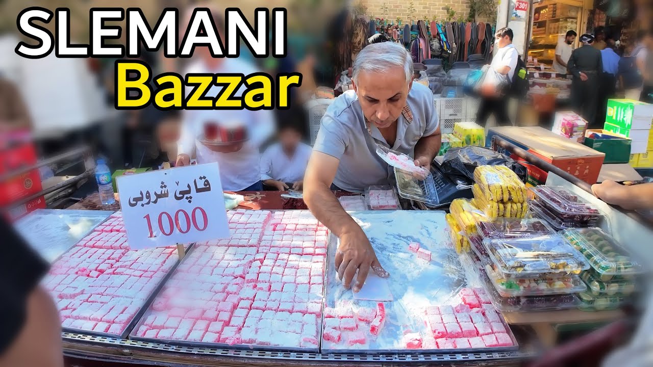 A Day Walking in Sulaymaniyah Bazaar | Exploring Kurdish Street Life