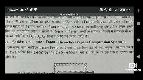 ME301(R.A.C.) Unit:2.2.1 Vapour Compression Refrigeration system-1by Harish Dhawan G.P.C. AJMER