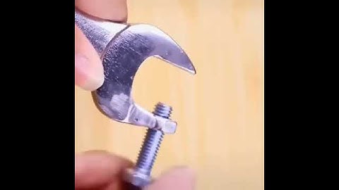 How to make easy Adjustable spanner in a home work.