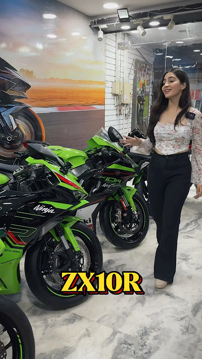 Delhi’s Biggest Kawasaki Lineup🔥 #kawasaki #ninja #kawasakiindia #zx10r #zx6r
