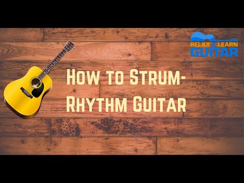 How to Strum a GuitarStrumming in Time Rhythm Guitar