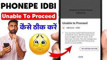Phonepe Unable To Proceed Problem | Your Account Couldn