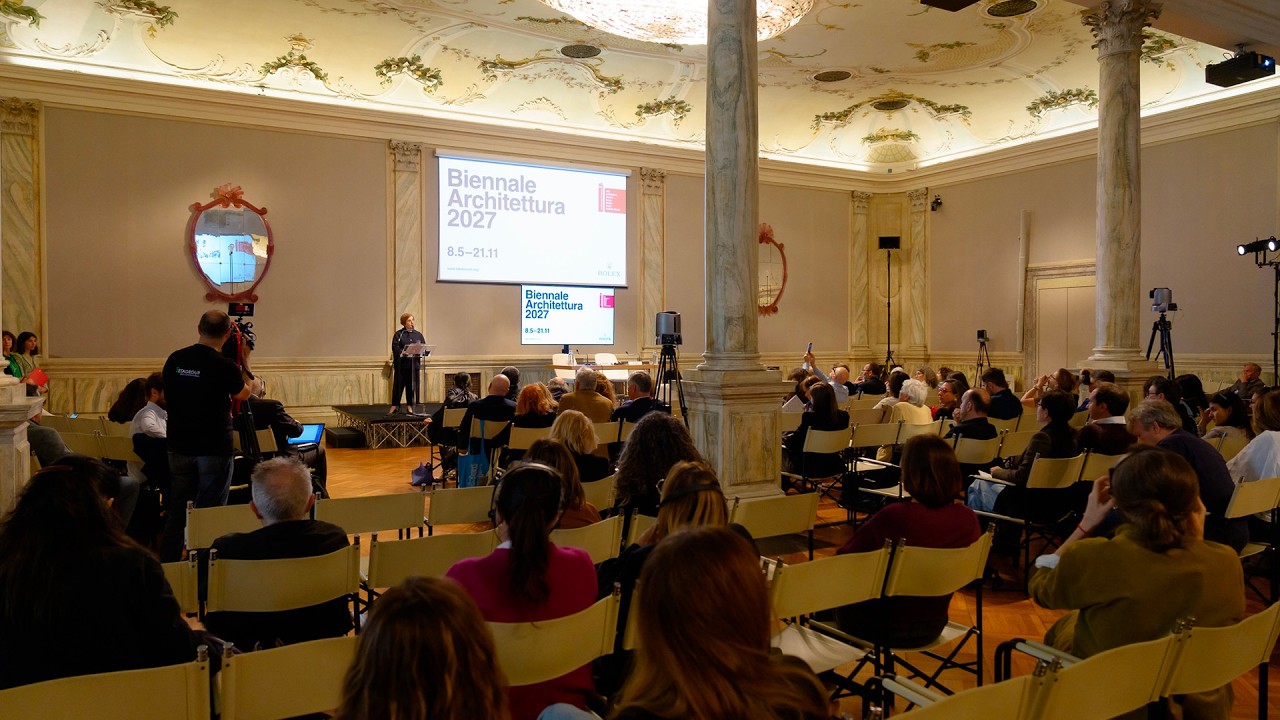 Biennale Architettura 2027 - Presentation in International Sign (IS)