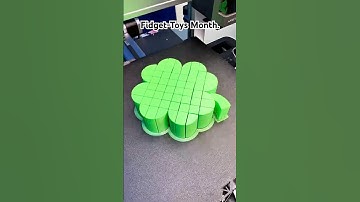 Pixel Clover. #3dprinting #fidget #toys @ANYCUBIC3D