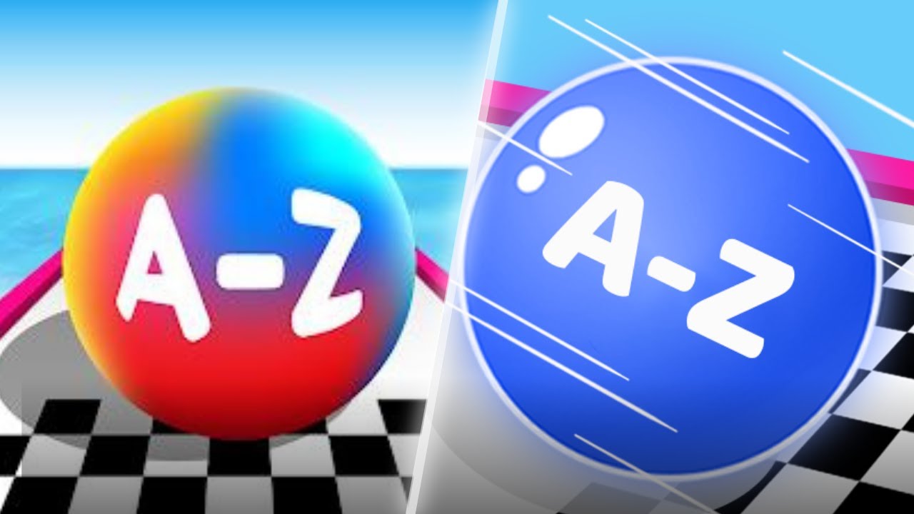 AZ Rush | AZ Ball Run Rush 2048 | All Levels Gameplay | Satisfying Mobile Games | Android, iOS