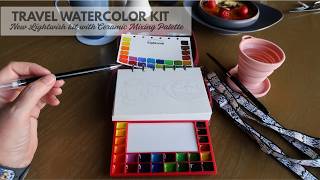 Lightwish Travel Watercolor Palette Review!