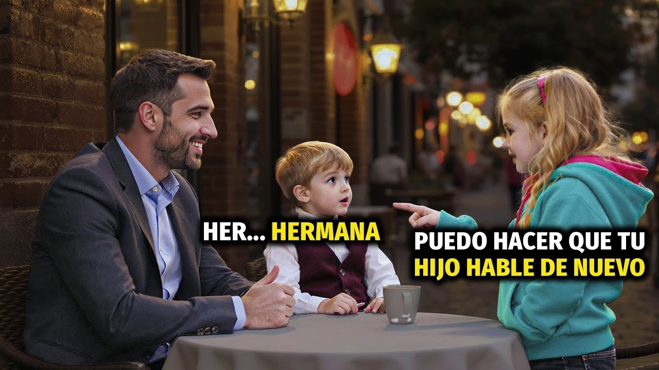 LA POBRE NIÑA LE DICE AL CEO: SI HAGO HABLAR A SU HIJO, ¿ME DA SUS SOBRAS? ÉL SE RÍE, EL NIÑO HABLA.