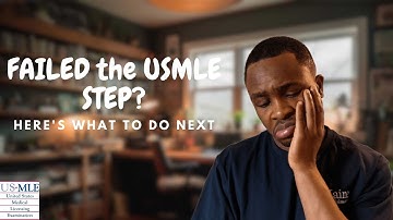 Failed the USMLE? Here’s What To Do Next!