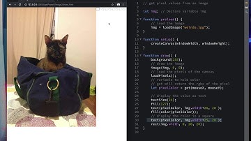 Get and Set pixel values in p5js