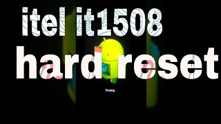 Itel it1508 pattern lock reset.. screenshot 5