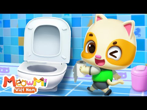 Mèo con không tè dầm | Làm sao để không tè dầm | Nhạc thiếu nhi | MeowMi Gia đình những chú mèo