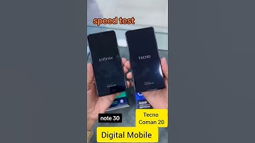 Infinix Note30 vs Tecno Camon 20 Speed Test