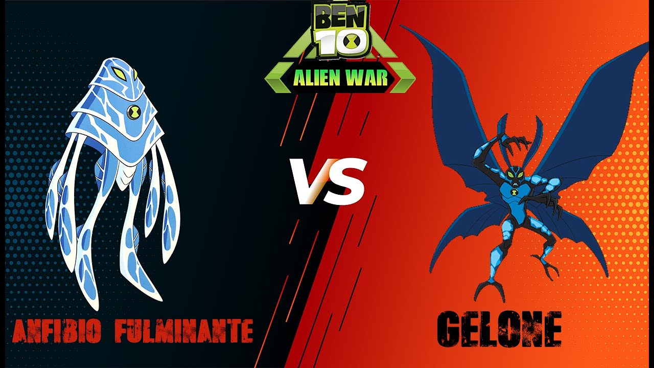 Ben 10 - Anfibio Fulminante vs Gelone Alien War (ITA)