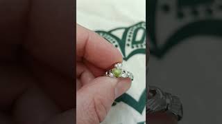 Connemara Marble Claddagh Ring