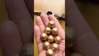 Yellow chocolate ball candy 🟡🟡 #pineapple #asmr #satisfying